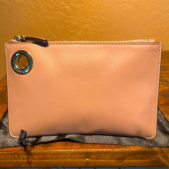 Michael Kors Mauve Leather Slim wallet or clutch. Like New! - Picture 1 of 5